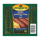 Eckrich&nbsp;Smok Y Breakfast Links&nbsp;Sausage Beef Full-Size Picture